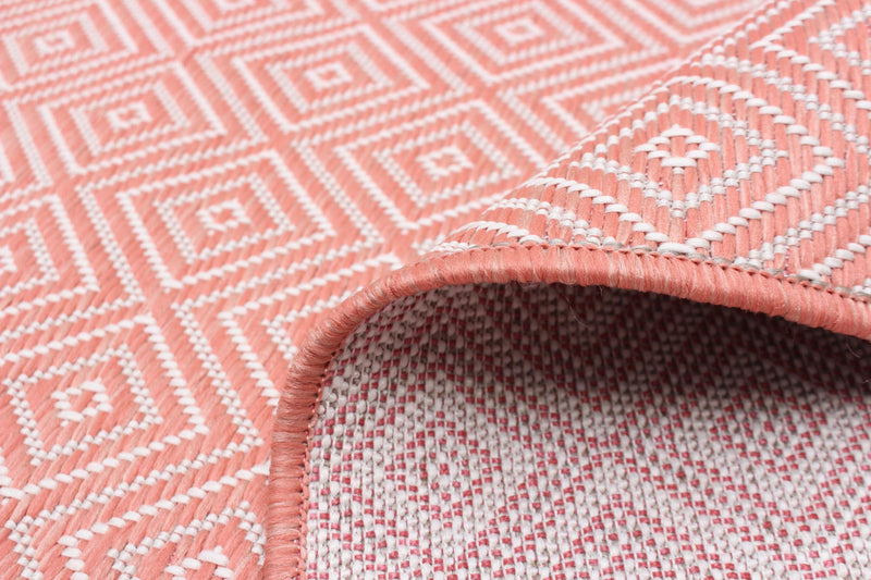 Carpette Neisha Diamond corail 6 pi 7 po x 9 pi 6 po