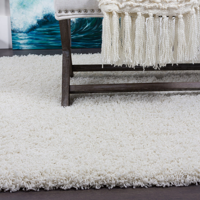 Carpette à poil long Victoria crème 3 x 5