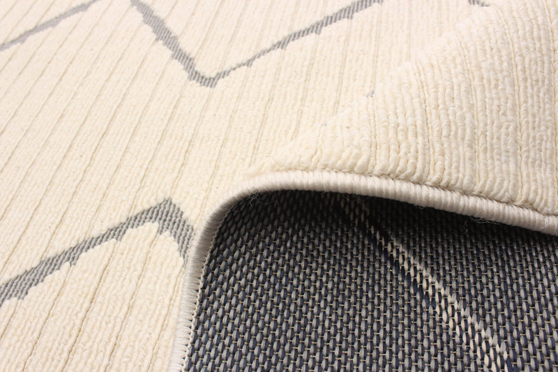 Carpette Kimi ivoire 3 pi 11 po x 5 pi 7 po