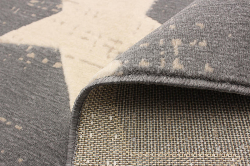 Carpette Ira grise 3 pi 11 po x 5 pi 7 po