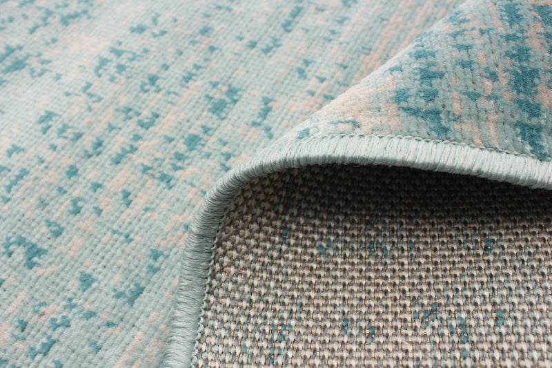 Carpette Janaki bleu sarcelle 2 pi 8 po x 4 pi 11 po