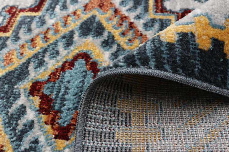 Carpette Gypsy grise lavable à la machine - 2 pi 6 po x 8 pi 0 po