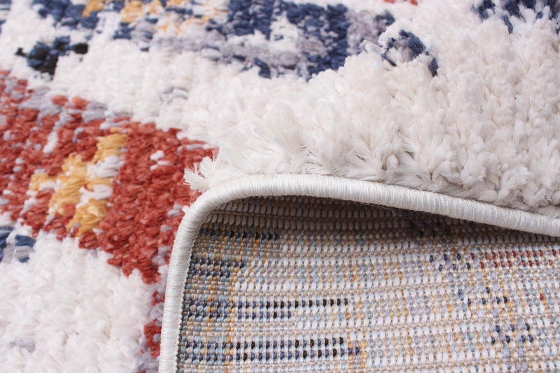 Carpette Paloma Quashqai blanche - 6 pi 7 po x 9 pi 6 po