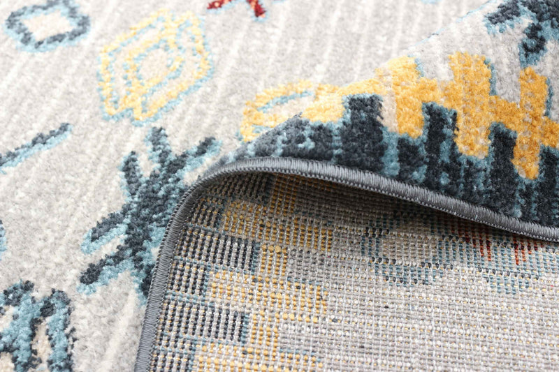 Carpette Gypsy grise lavable à la machine - 3 pi 0 po x 5 pi 0 po