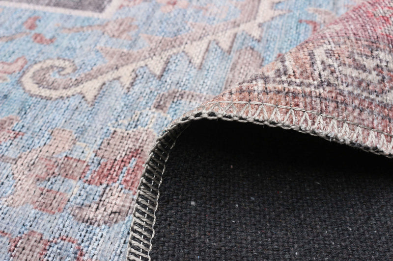 Carpette Ophelia bleue 5 pi 3 po x 8 pi 0 po