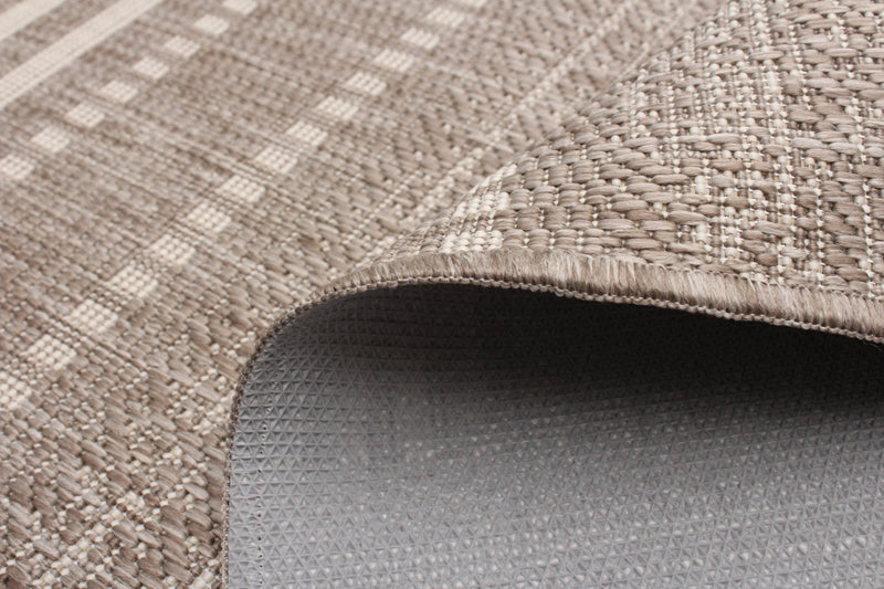 Carpette Wileen taupe - 4 pi 4 po x 6 pi 5 po