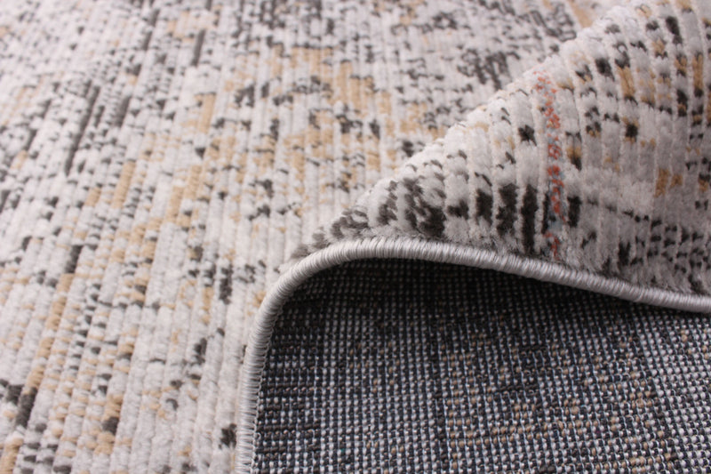 Carpette Leandra taupe/grise 6 pi 7 po x 9 pi 6 po