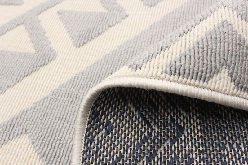 Carpette Gaia gris clair 3 pi 11 po x 5 pi 7 po