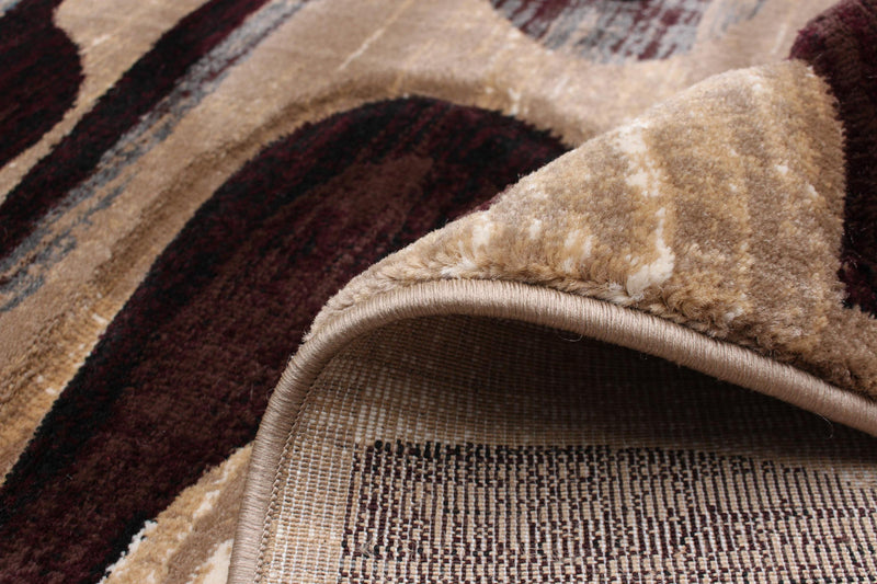 Carpette Allonah bleue - 6 pi 7 po x 9 pi 6 po