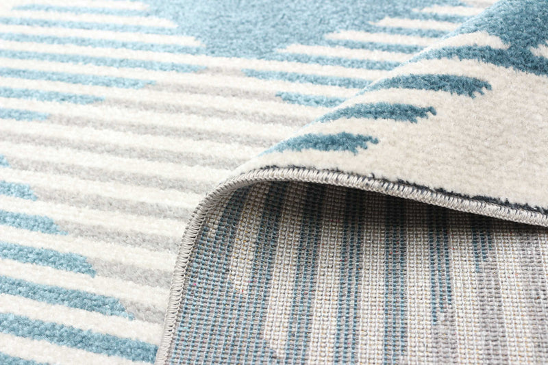 Carpette Kors grise lavable à la machine - 6 pi 0 po x 9 pi 0 po