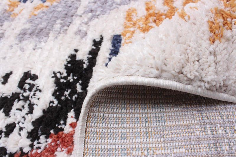 Carpette Paloma Kashkuli blanche - 6 pi 7 po x 9 pi 6 po