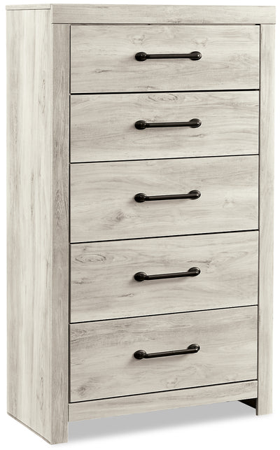 Abby Chest - {Rustic}, {Industrial} style Chest in White {Engineered Wood}