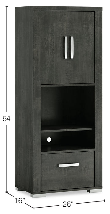 Section fermée Allendale de droite ou de gauche - anthracite