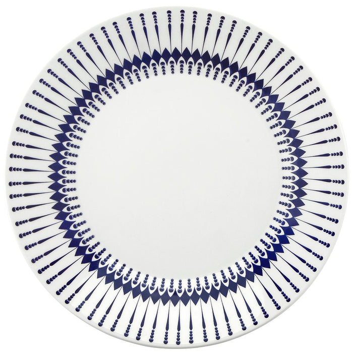 Service de vaisselle Actual 16 pièces - bleu et ivoire 