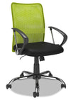 Chaise de bureau réglable Andre de 24 po en mailles - verte