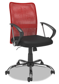 Chaise de bureau Andre - rouge