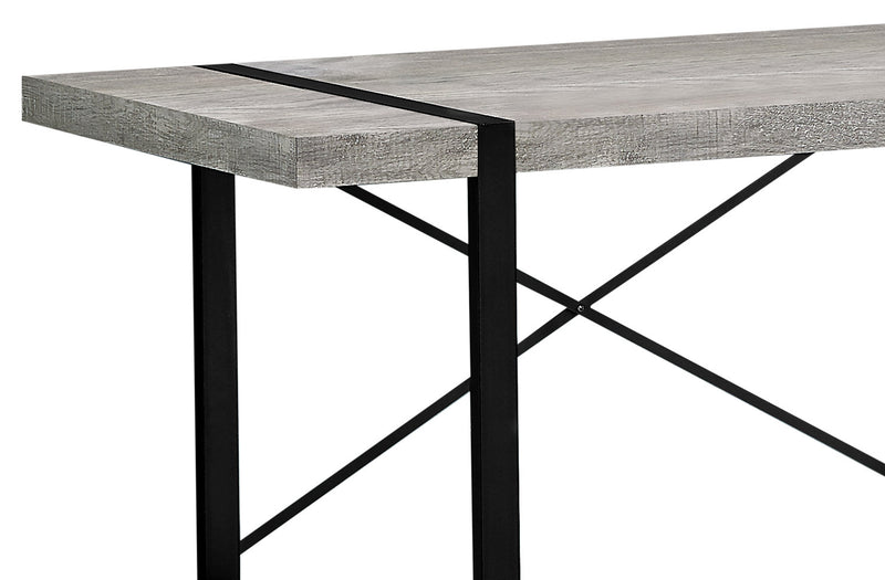 Bureau Avery de 49 po d’apparence bois recyclé - gris