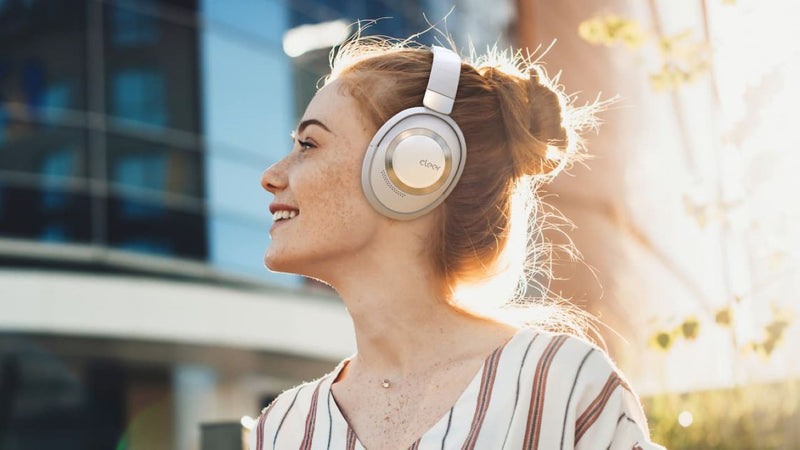 Casque d'écoute ALPHA de Cleer Audio - blanc