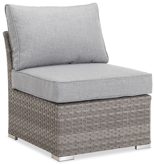 Ensemble de conversation Bermuda 6 pièces avec toit pour la terrasse à l’extérieur - osier en résine tressé à la main, résistant aux rayons UV et aux intempéries - gris
