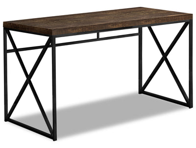 Brady Reclaimed Wood Look Desk - Brown