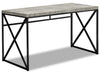 Bureau Brady de 47,25 po d’apparence bois recyclé - gris