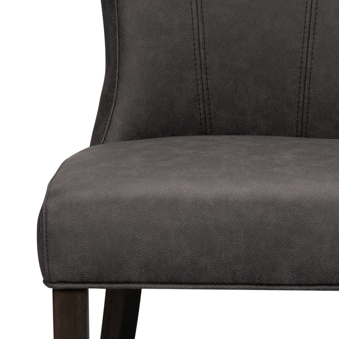 Chaise de salle à manger Bree, ensemble de 2 – grise