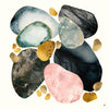 Œuvre d’art murale Giant Art « Pebble Abstract » 72 x 72
