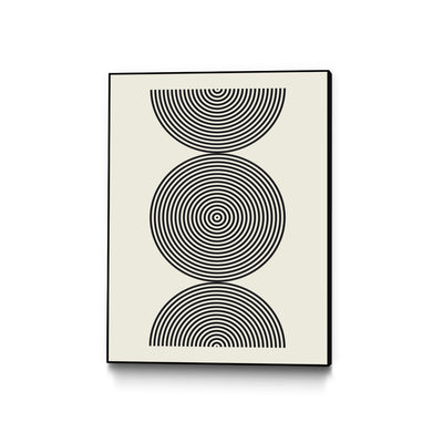 "Simplicity Ii" Canvas Framed Black 30x40 Wall Art