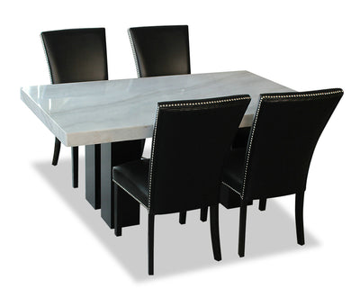Cami 5-Piece Dining Set - Black