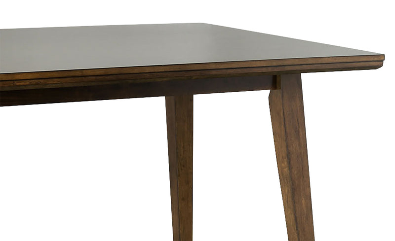 Ensemble de salle à manger Chelsea 7 pièces avec table de 60 po (L) et 6 chaises brunes - brun noyer