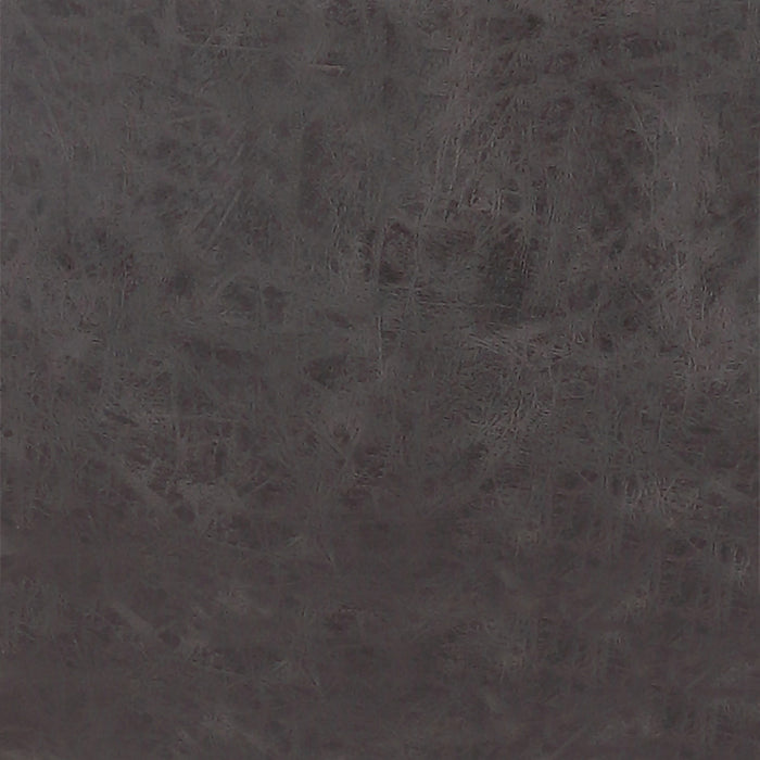 Tabouret bar Coty en tissu de cuir végétalien et en métal - gris