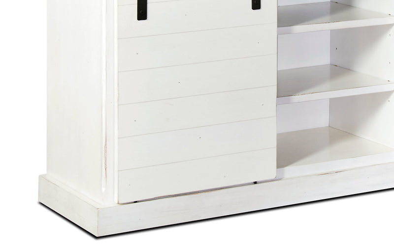 Meuble pour téléviseur Coast de 65 po avec portes de grange
