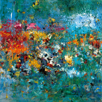 Œuvre d’art murale Giant Art « Carpe Diem 1 » 54 x 54