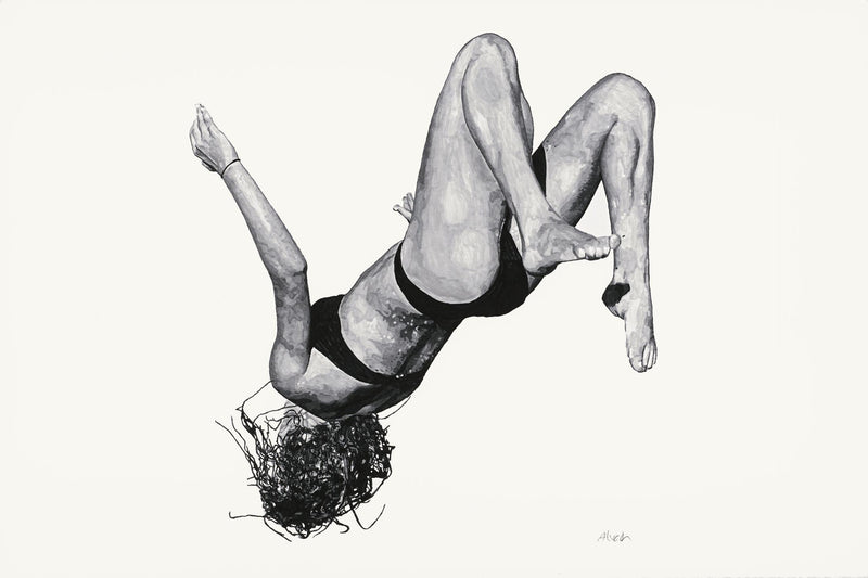 Œuvre d’art murale Giant Art « Tricia » 72 x 48