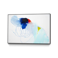 Œuvre d'art murale sur toile encadrée noire « Backstage » 36 x 24