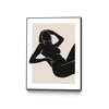 "Untitled" Canvas Framed Black 30x40 Wall Art
