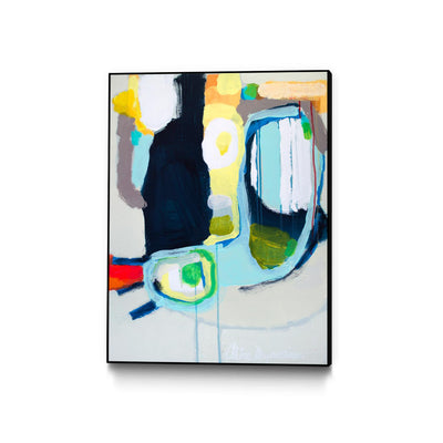 "Old Tricks" Canvas Framed Black 30x40 Wall Art