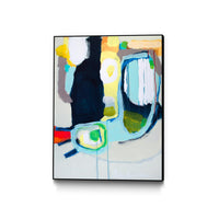 Œuvre d'art murale sur toile encadrée noire « Old Tricks » 18 x 24