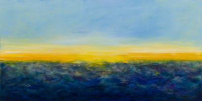 "Ocean Mood" Giant Art 72x36 Wall Art