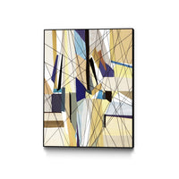 Œuvre d’art murale sur toile encadrée noire « Seacruise » 18 x 24
