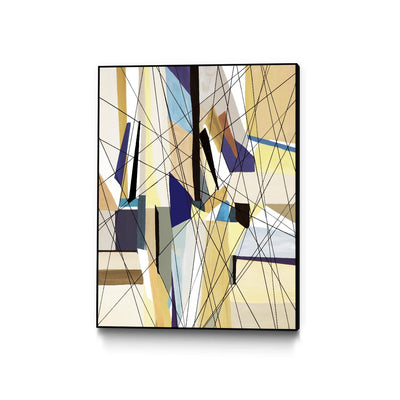 "Seacruise" Canvas Framed Black 30x40 Wall Art