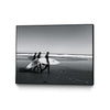 Œuvre d'art murale sur toile encadrée noire « Surfers Iii » 32 x 24