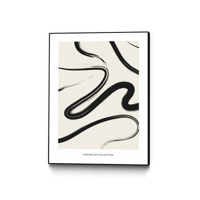 "Free" Canvas Framed Black 18x24 Wall Art
