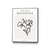 "Maison Bohème No.1" Canvas Framed Black 24x32 Wall Art