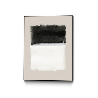 "Inspiration" Canvas Framed Black 24x32 Wall Art