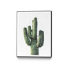 Œuvre d'art murale sur toile encadrée noire « Le Cactus » 18 x 24