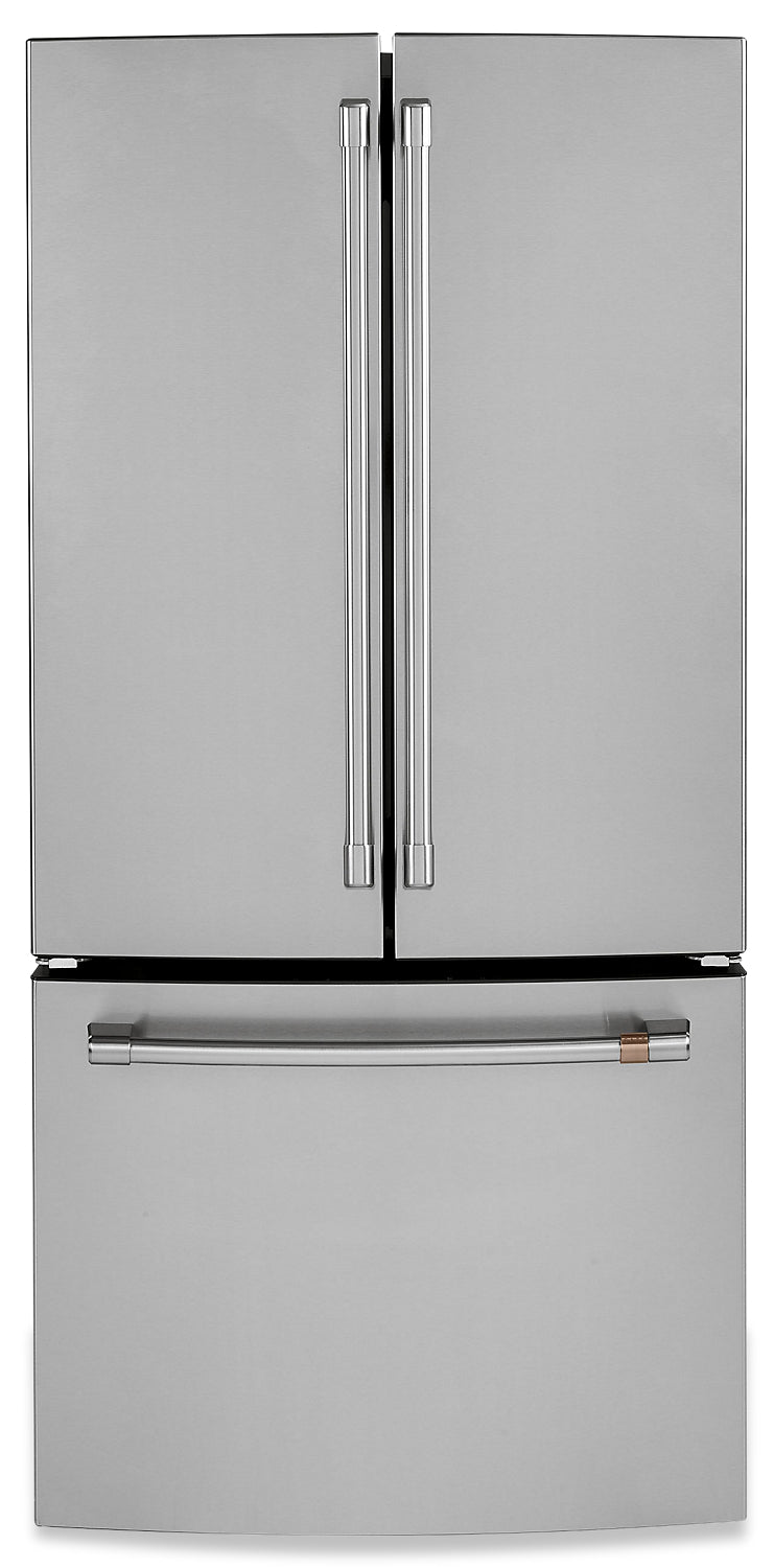 Café 18.6 Cu. Ft. French-Door Counter-Depth Refrigerator - CWE19SP2NS1 - Refrigerator in Stainless Steel 