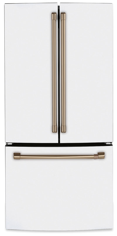 Café 18.6 Cu. Ft. French-Door Counter-Depth Refrigerator - CWE19SP4NW2 - Refrigerator in Matte White
