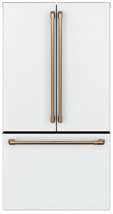 Réfrigérateur Café de 23,1 pi³ et de 36 po à portes françaises - blanc mat - CWE23SP4MW2