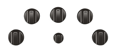 Café 5-Piece Electric Cooktop Brushed Black Knobs - CXCE1HKPMBT - Accessory Kit in Brushed Black